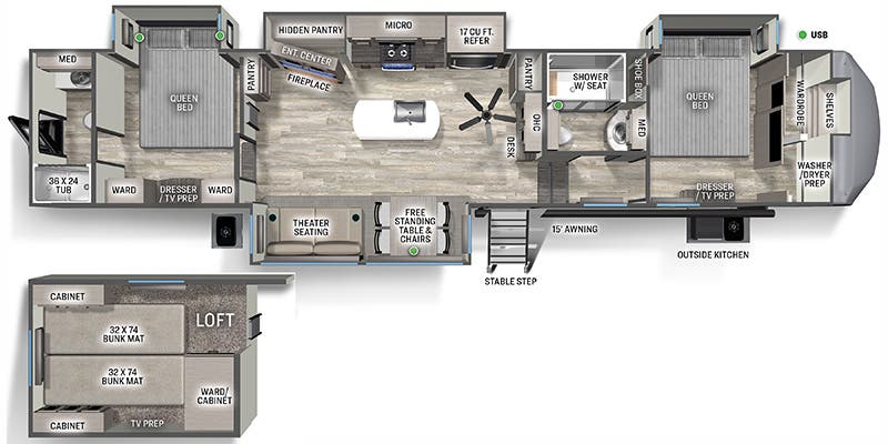 Unit Floorplan