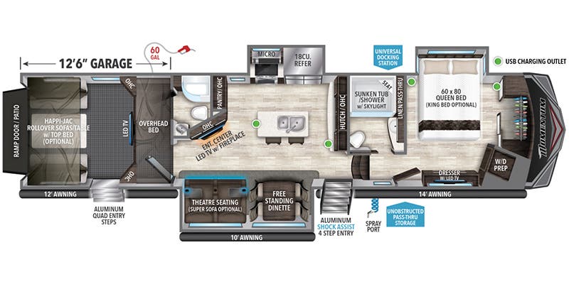 Unit Floorplan